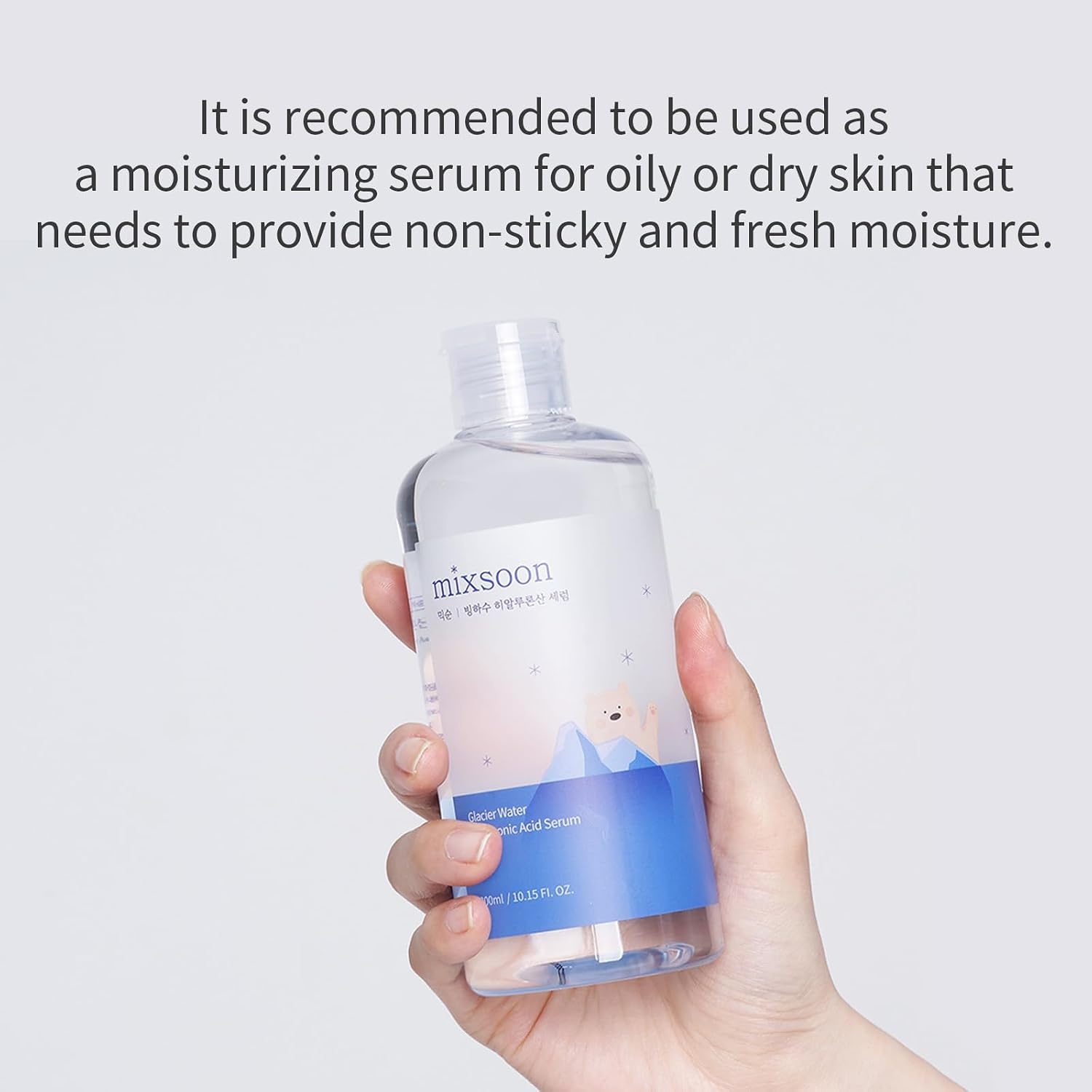 image:imagemixsoon Glacier Water Hyaluronic Acid SerumDeep Hydration and Cooling for Face Hydration Booster Refreshing Lightweight Texture 300ml 1014 floz Korean Glass Skin Care338 Fl Oz Pack of 1