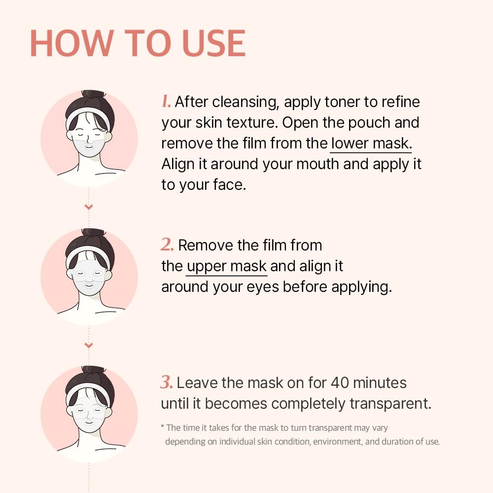 image:imagemixsoon Collagen Hydrogel Face Mask Hydration AllInOne Firming Soothing Gel Formula Face Mask for Radiant Smooth Skin Stocking Stuffers Korean Glass Skin Care Pack of 3 BeanPDRN