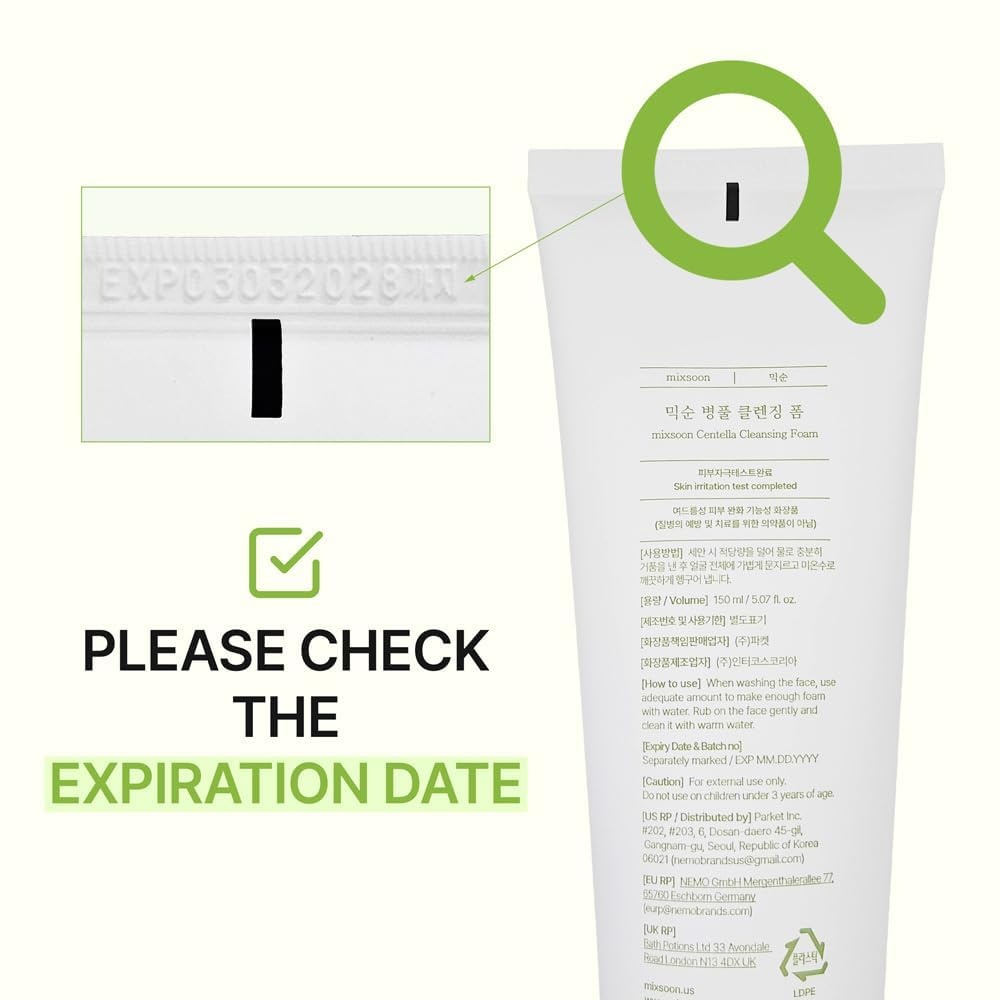 image:imagemixsoon Double Cleansing Set 2Step Routine Cica Foam amp Bean Cleansing Oil Face Wash Set Gentle Deep Clean and Hydrating Care 150ml 507 floz 195ml 659 floz Korean Glass Skin Care507 Fl Oz Pack of 1