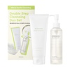 mixsoon Double Cleansing Set 2-Step Routine, Cica Foam & Bean Cleansing Oil Face Wash Set Gentle Deep Clean and Hydrating Care 150ml / 5.07 fl.oz., 195ml / 6.59 fl.oz. Korean Glass Skin Care(11.6 Fl Oz (Pack of 1))