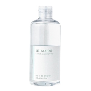 mixsoon Centella Cleansing Water 10.14 fl oz / 300ml Face Cleanser for Sensitive Skin Centella Asiatica Korean Glass Skin Care