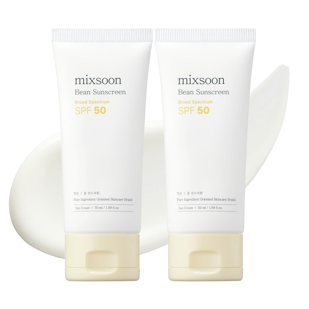image:imagemixsoon Bean Sunscreen 11 BundlesLightweight Airy Texture SPF 50 Korean Sunscreen for Face No White Cast NonSticky Stocking Stuffers 100ml 338 floz Korean Glass Skin Care