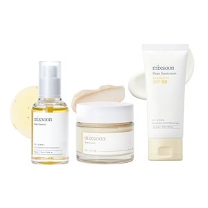 mixsoon Daily Bean Signature Set, Bean Essence + Bean Cream + Bean Sunscreen, 3-Step Korean Skin Care Routine for Hydration, Glow & Daily Sun Care
