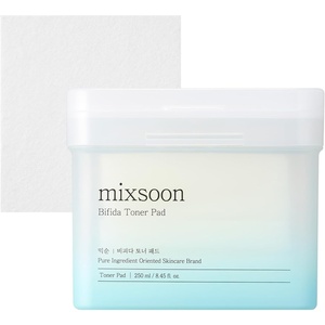 mixsoon Centella Asiatica Toner Pad-Soothing, Hydrating and Balancing Facial CICA Pads, Gentle Daily Care for Sensitive, Calm Skin 180ml / 6.08 fl.oz. (120 Sheets) Korean Glass Skin Care(Bifida Toner Pad)