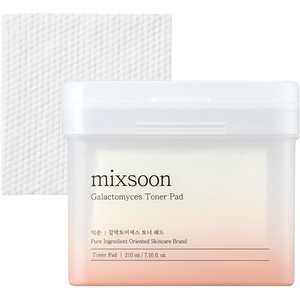 mixsoon Centella Asiatica Toner Pad-Soothing, Hydrating and Balancing Facial CICA Pads, Gentle Daily Care for Sensitive, Calm Skin 180ml / 6.08 fl.oz. (120 Sheets) Korean Glass Skin Care(Galactomyces Toner Pad)