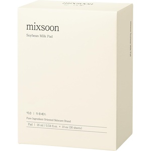 mixsoon Soybean Milk Pad 10ea Milky Texture Sheet Pad for Sensitive Skin Nourishing Moisturizer Korean Glass Skin Care