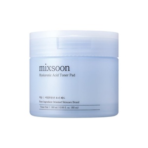 mixsoon Toner Pad – Deeply Hydrating and Refreshing Facial Pads, Gentle Daily Care for Smooth Radiant Skin 180ml / 6.08 fl.oz. Korean Glass Skin Care (Collagen)(Transparent)