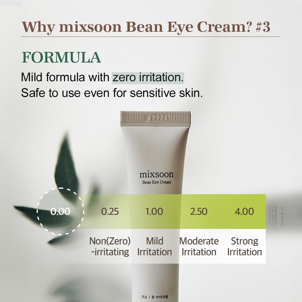 image:imagemixsoon Bean Eye cream Nourishing and Firming for Dark Circles Puffiness Fermented Bean and Peptide Complex Niacinamide 20ml 067 floz Korean Glass Skin Care067 fluid ounces Pack of 3
