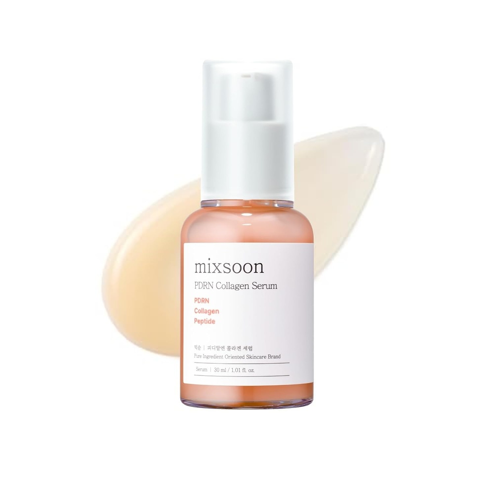image:imagemixsoon PDRN Collagen Serum Firming Hydrating and Revitalizing for Face Lightweight Peptide Hydrating Moisturizer 30ml 101 floz Korean Glass Skin Care