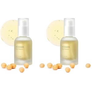 mixsoon Bean Essence Korean Skin Care, Gentle AHA Exfoliating Essence for Glass Skin Glow, Hydrating Face Serum with Fermented Bean, Smooth Skin, 30ml / 1.01 fl.oz. Korean Glass Skin Care(1.01 Fl Oz (Pack of 2))